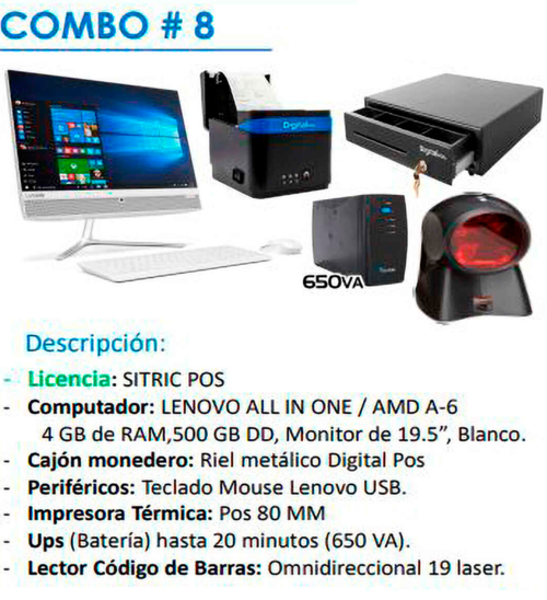 Imagen de Sistema POS: Combo #08