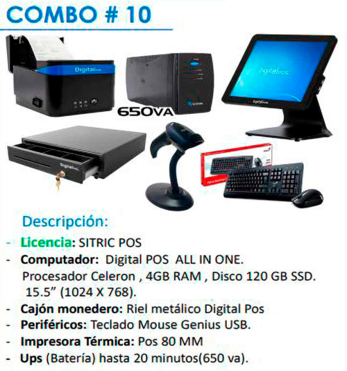 Imagen de Sistema POS: Combo #10